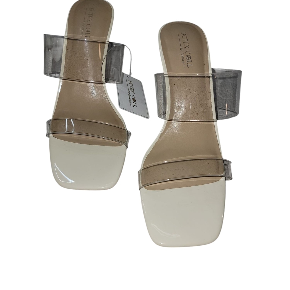 BC Tex Coll Beige With Clear Accents Women's Shoes Size 7.5 - Picture 8 of 8